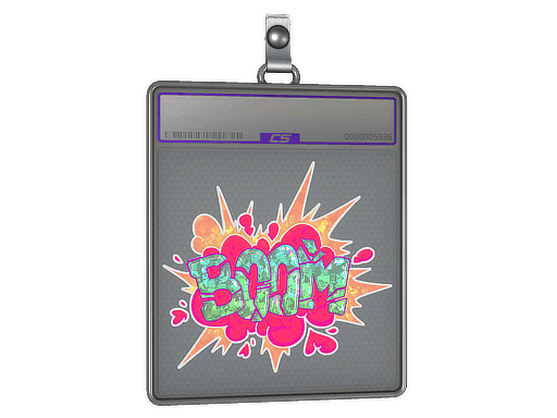 Sticker Slab | Go Boom (Glitter)