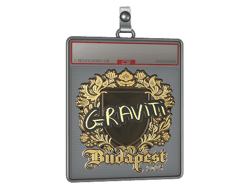 Sticker Slab | Graviti (Gold) | Budapest 2025