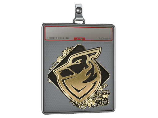 Sticker Slab | Grayhound Gaming (Gold) | Rio 2022