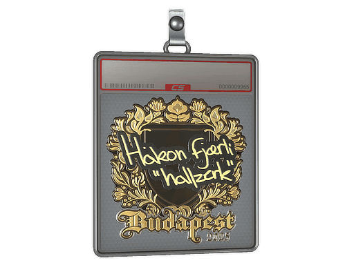 Sticker Slab | hallzerk (Gold) | Budapest 2025