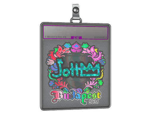 Sticker Slab | jottAAA (Holo) | Budapest 2025