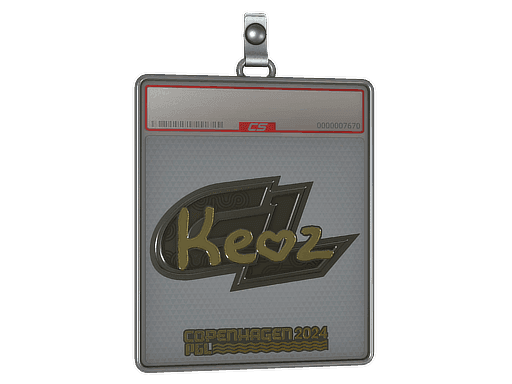 Sticker Slab | Keoz (Gold) | Copenhagen 2024