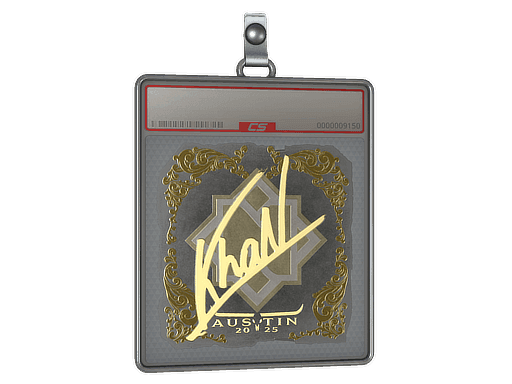 Sticker Slab | khaN (Gold) | Austin 2025