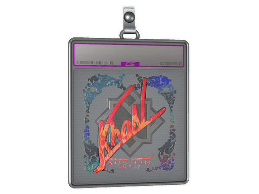 Sticker Slab | khaN (Holo) | Austin 2025