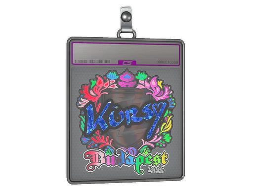 Sticker Slab | Kursy (Holo) | Budapest 2025