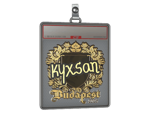 Sticker Slab | kyxsan (Gold) | Budapest 2025