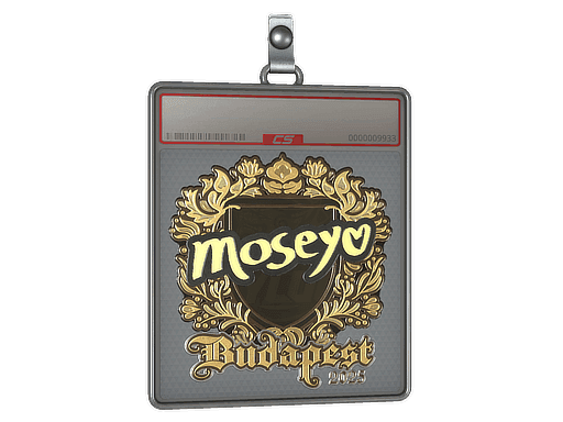 Sticker Slab | Moseyuh (Gold) | Budapest 2025