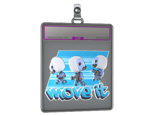Sticker Slab | Move It (Foil)