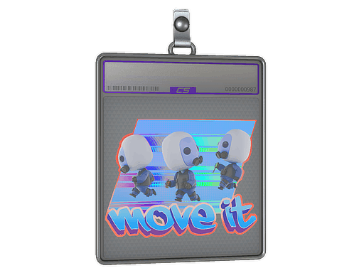 Sticker Slab | Move It (Holo)