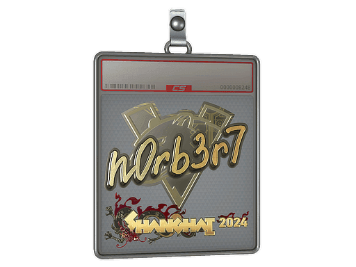 Sticker Slab | n0rb3r7 (Gold) | Shanghai 2024