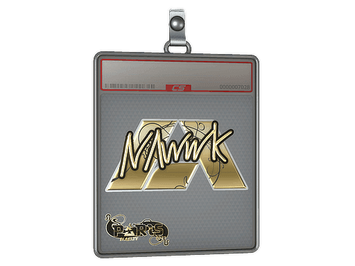 Sticker Slab | nawwk (Gold) | Paris 2023