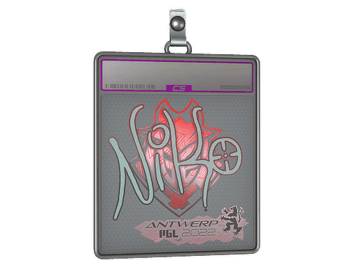 Sticker Slab | NiKo (Holo) | Antwerp 2022