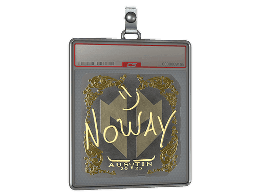 Sticker Slab | noway (Gold) | Austin 2025