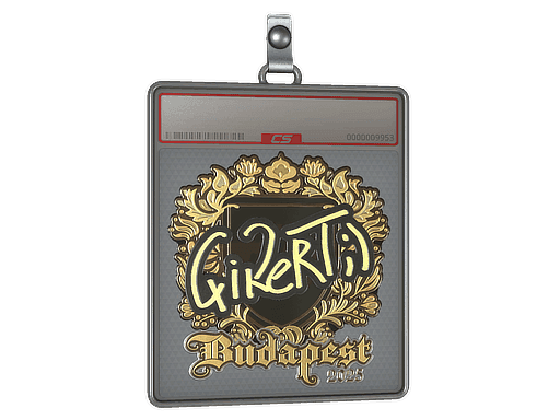 Sticker Slab | qikert (Gold) | Budapest 2025