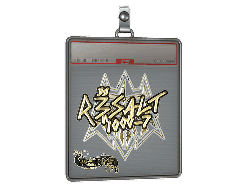 Sticker Slab | r3salt (Gold) | Paris 2023