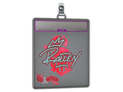 Sticker Slab | rallen (Holo) | Paris 2023