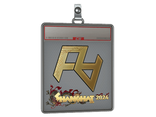 Sticker Slab | Rare Atom (Gold) | Shanghai 2024