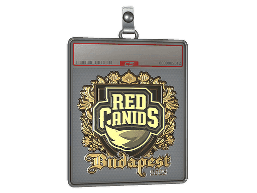 Sticker Slab | RED Canids (Gold) | Budapest 2025