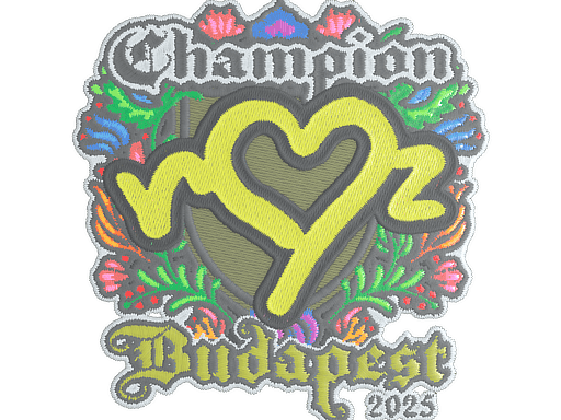 Sticker Slab | ropz (Embroidered, Champion) | Budapest 2025