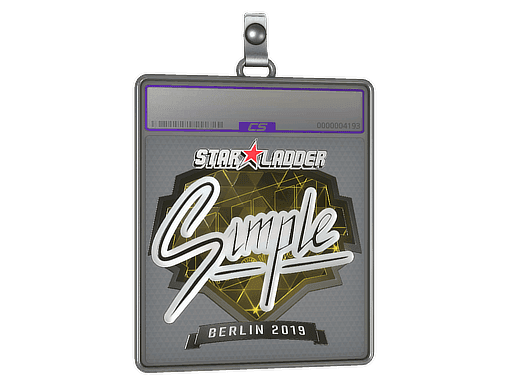 Sticker Slab | s1mple (Foil) | Berlin 2019