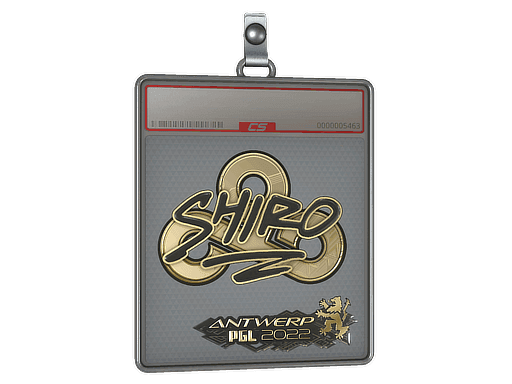 Sticker Slab | sh1ro (Gold) | Antwerp 2022