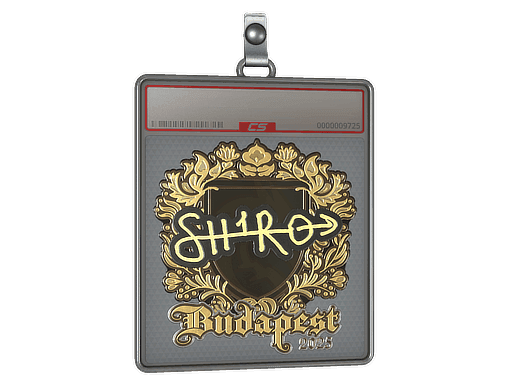 Sticker Slab | sh1ro (Gold) | Budapest 2025