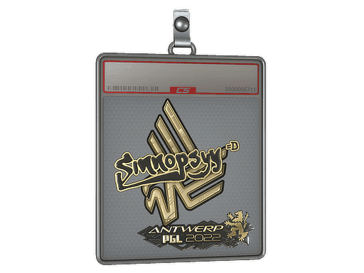 Sticker Slab | sinnopsyy (Gold) | Antwerp 2022