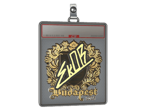 Sticker Slab | sk0R (Gold) | Budapest 2025