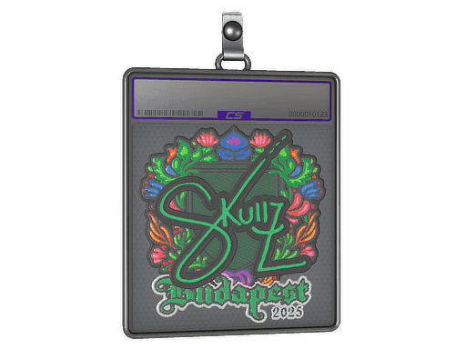 Sticker Slab | skullz (Embroidered) | Budapest 2025