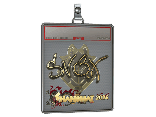 Sticker Slab | Snax (Gold) | Shanghai 2024