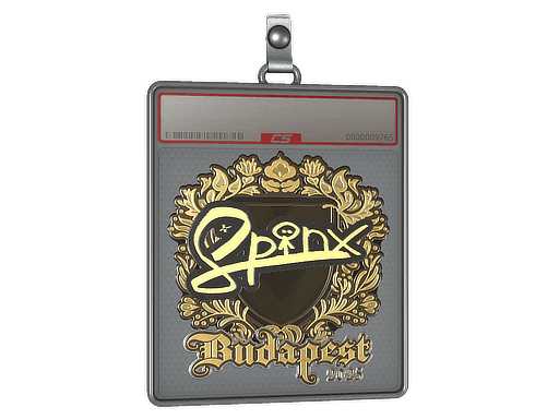 Sticker Slab | Spinx (Gold) | Budapest 2025