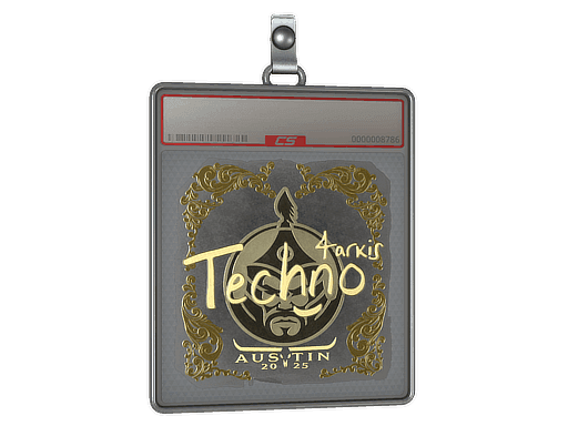 Sticker Slab | Techno4K (Gold) | Austin 2025