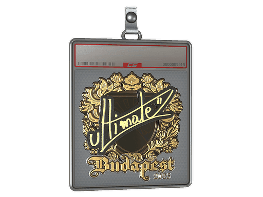 Sticker Slab | ultimate (Gold) | Budapest 2025