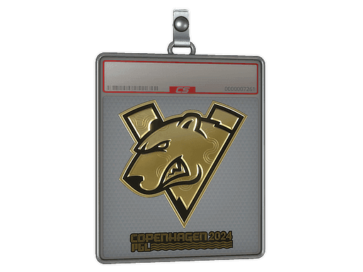 Sticker Slab | Virtus.pro (Gold) | Copenhagen 2024