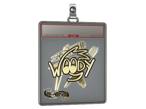 Sticker Slab | WOOD7 (Gold) | Paris 2023