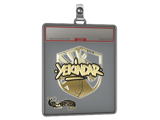 Sticker Slab | YEKINDAR (Gold) | Paris 2023