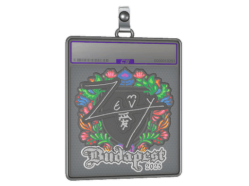 Sticker Slab | zevy (Embroidered) | Budapest 2025