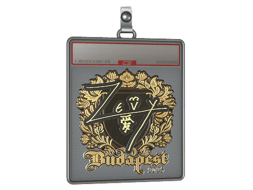 Sticker Slab | zevy (Gold) | Budapest 2025
