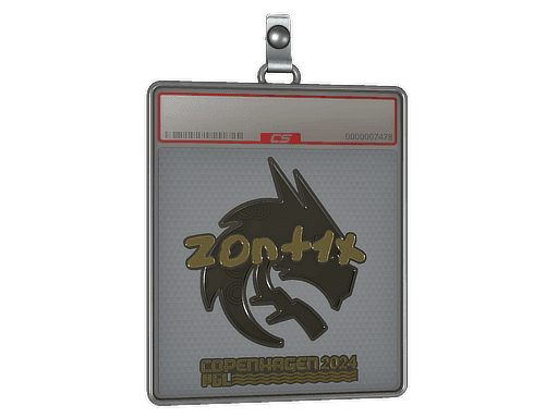 Sticker Slab | zont1x (Gold) | Copenhagen 2024