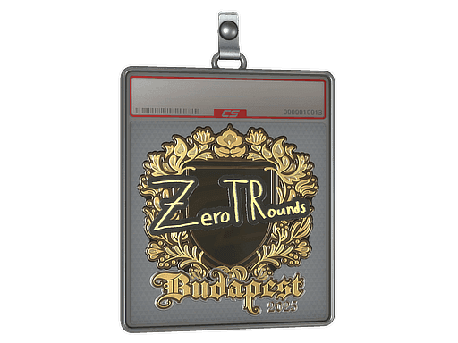 Sticker Slab | ztr (Gold) | Budapest 2025