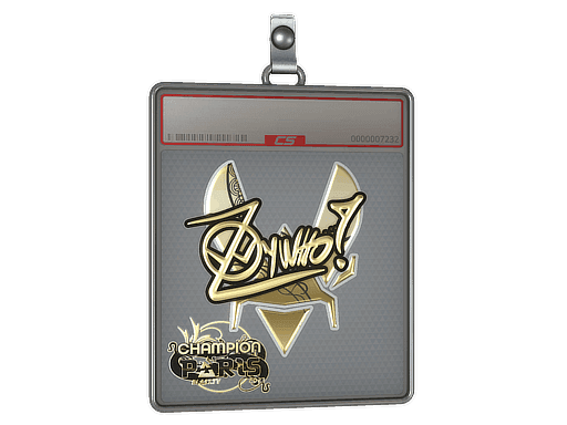 Sticker Slab | ZywOo (Gold, Champion) | Paris 2023