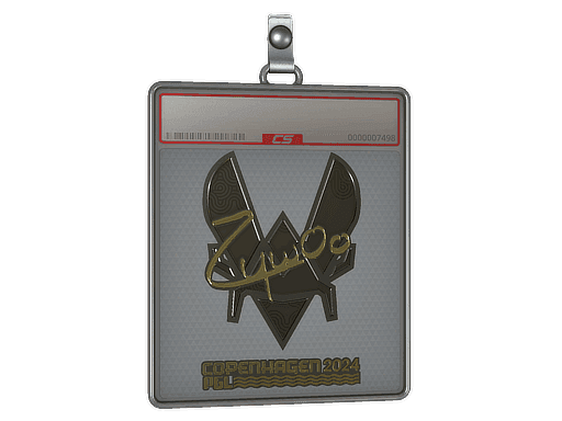 Sticker Slab | ZywOo (Gold) | Copenhagen 2024