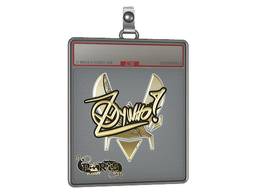 Sticker Slab | ZywOo (Gold) | Paris 2023