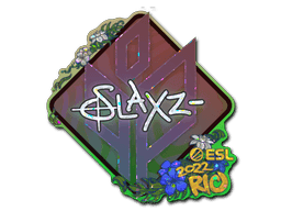 Sticker | slaxz- (Gold) | Rio 2022