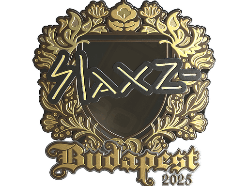 Sticker | slaxz- (Gold) | Budapest 2025