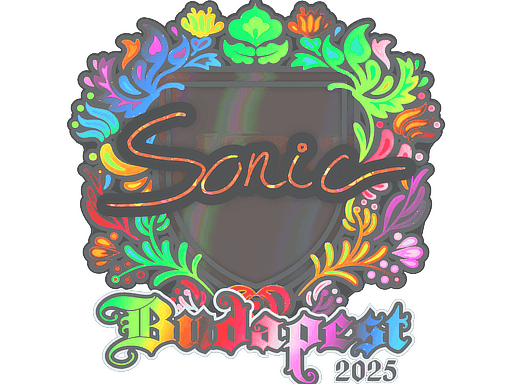 Sticker | Sonic (Holo) | Budapest 2025