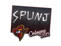 Sticker | SPUNJ (Foil) | Cologne 2015