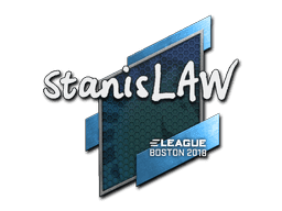Sticker | stanislaw (Gold) | Boston 2018