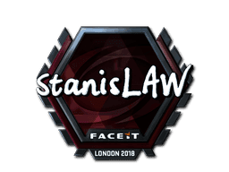 Sticker | stanislaw (Gold) | London 2018