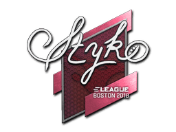 Sticker | STYKO (Foil) | Boston 2018